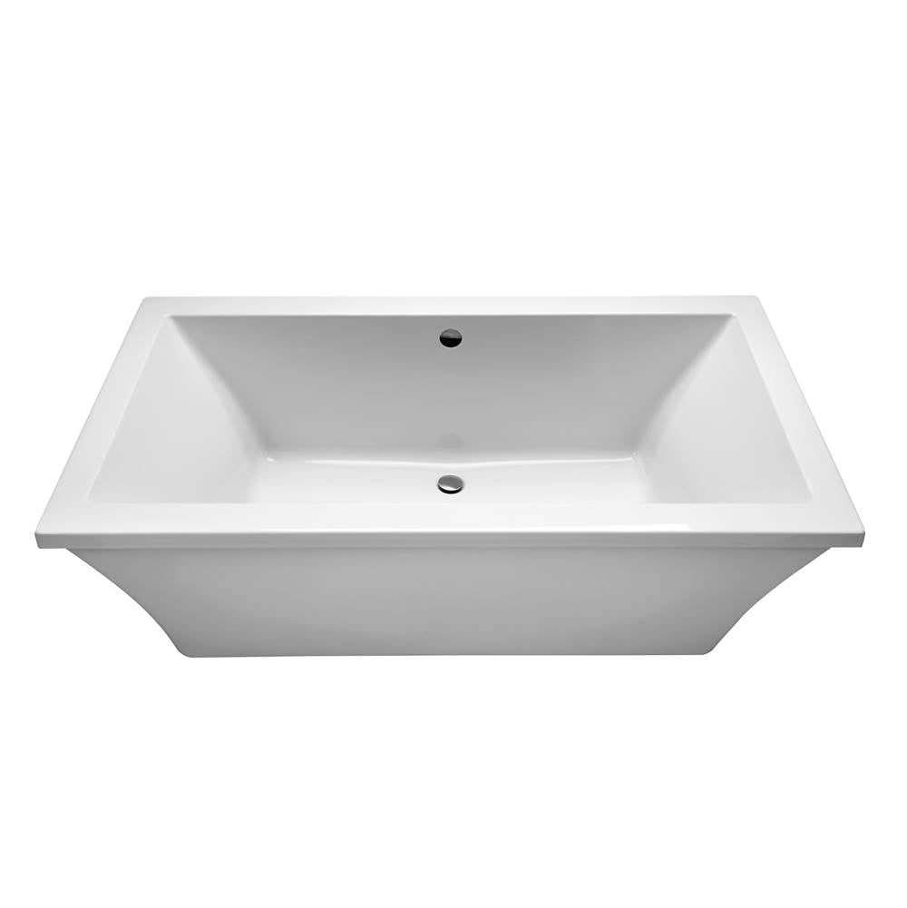 MTI Baths - ANDREA 24 ACRYLIC CXL FREESTANDING SOAKER - WHITE (66X36) - White