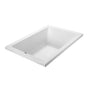 MTI Baths - ANDREA 25 ACRYLIC CXL UNDERMOUNT MICROBUBBLES- WHITE (48x32) - White