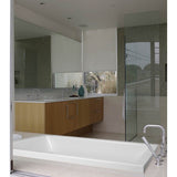 ANDREA 25 ACRYLIC CXL DROP IN AIR BATH/STREAM- BISCUIT (48x32)