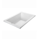 ANDREA 25 ACRYLIC CXL DROP IN AIR BATH/STREAM- BISCUIT (48x32)