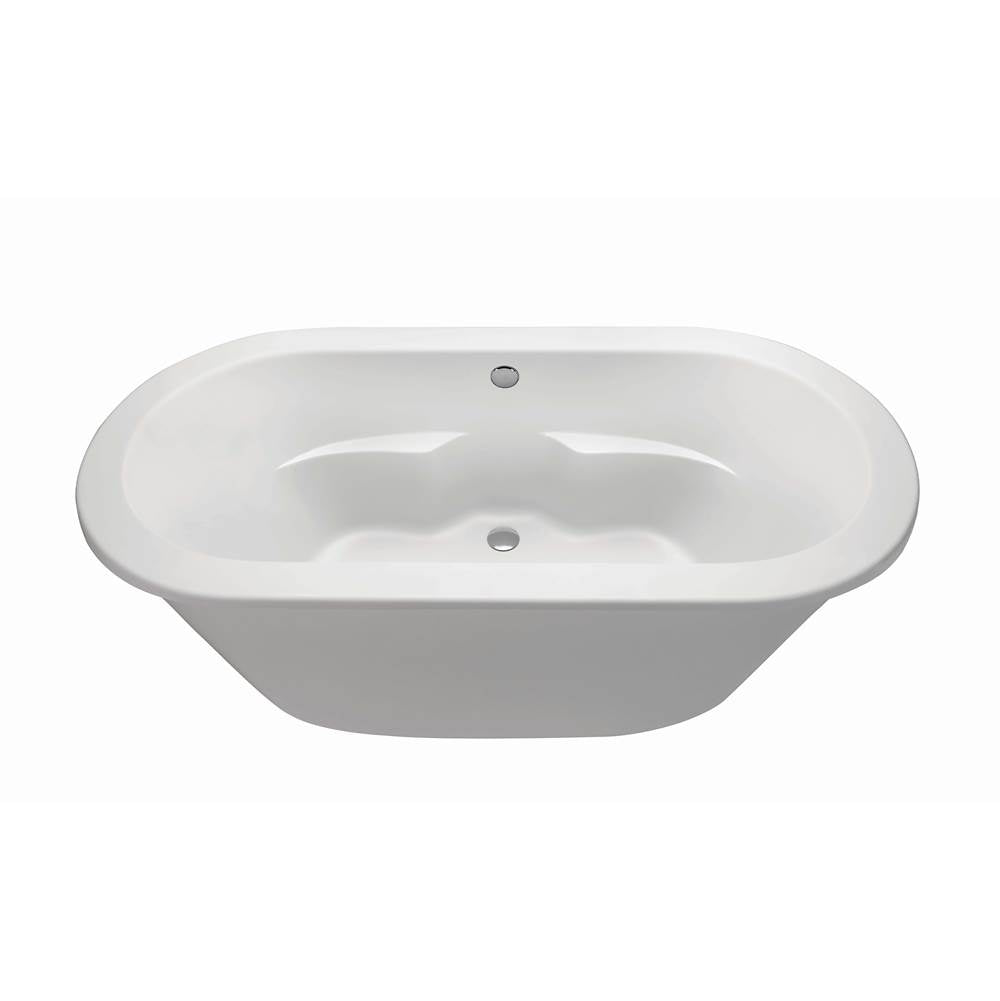 MTI Baths - NEW YORKER 8 DOLOMATTE FREESTANDING AIR BATH ELITE - WHITE (71.75X36) - Matte White