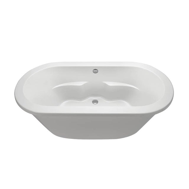 MTI Baths - NEW YORKER 8 ACRYLIC CXL FREESTANDING SOAKER - WHITE (71.75X36) - White