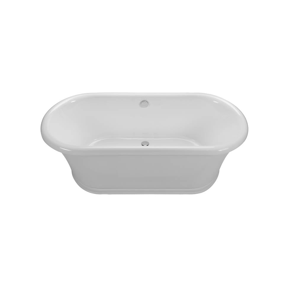 MTI Baths - LANEY 4 ACRYLIC CXL FREESTANDING SOAKER - WHITE (72X33.75) - White
