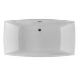 ADRIAN 2 SCULPTURESTONE FREESTANDING/UNDERMOUNT SOAKER - MATTE BISCUIT (67.5X35.5)
