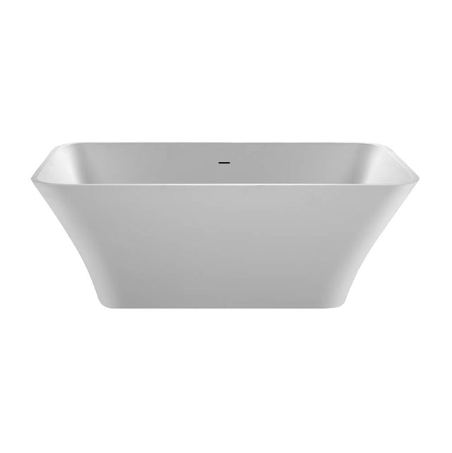 MTI Baths - ADDISON 3 SCULPTURESTONE FREESTANDING SOAKER - GLOSS WHITE (65.5X31.75) - Gloss White