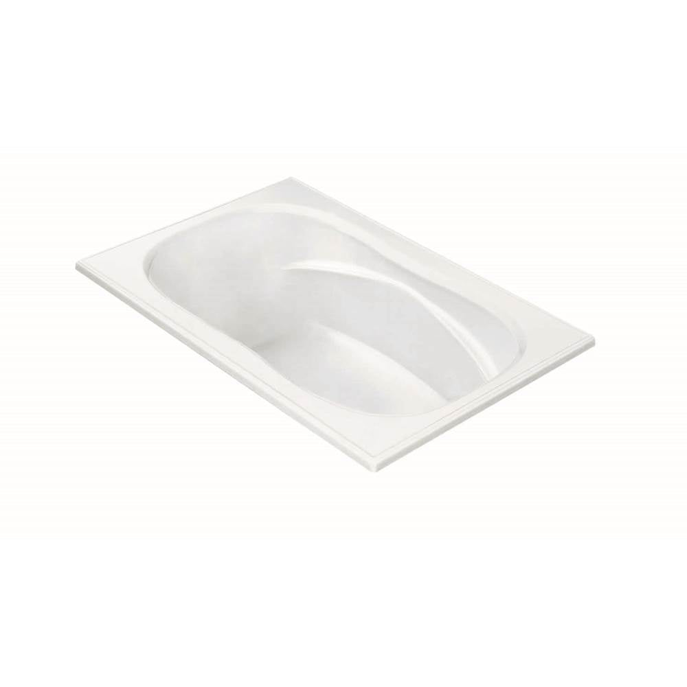 MTI Baths - HARTWELL DOLOMATTE DROP IN AIR BATH/MICROBUBBLES - WHITE (71.5X47.5) - Matte White