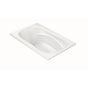 MTI Baths - HARTWELL DOLOMATTE DROP IN AIR BATH ELITE/STREAM - WHITE (71.5X47.5) - Matte White