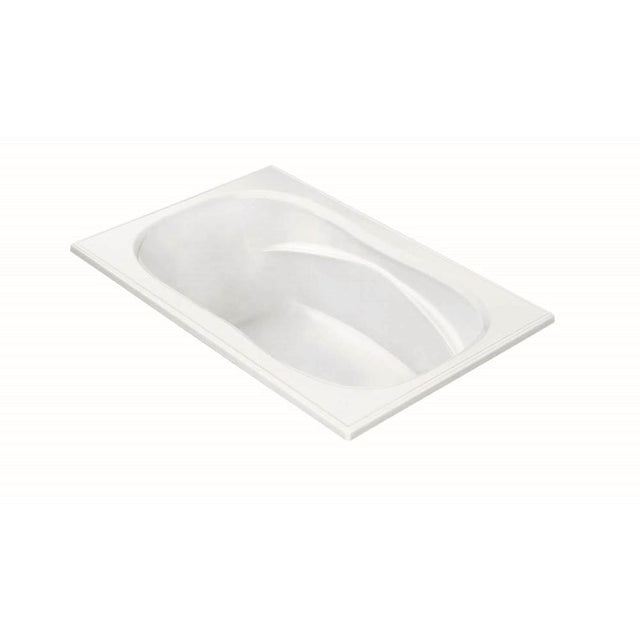 MTI Baths - HARTWELL DOLOMATTE DROP IN AIR BATH/WHIRLPOOL - WHITE (71.5X47.5) - Matte White