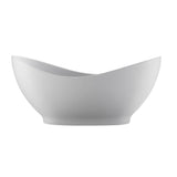 MTI Baths - JULIET SCULPTURESTONE FREESTANDING AIR BATH - GLOSS WHITE (66.75X28.75) - Gloss White