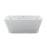 MTI Baths - ADDISON 5 SCULPTURESTONE FREESTANDING/UNDERMOUNT AIR BATH - GLOSS WHITE (58X30) - Gloss White