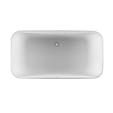 ADDISON 5 SCULPTURESTONE FREESTANDING/UNDERMOUNT AIR BATH - MATTE BISCUIT (58X30)