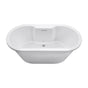 MTI Baths - NEW YORKER 10 ACRYLIC CXL FREESTANDING FAUCET DECK AIR BATH ELITE - WHITE (71.75X35.5) - White