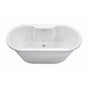 MTI Baths - NEW YORKER 10 DOLOMATTE FREESTANDING FAUCET DECK AIR BATH ELITE - WHITE (71.75X35.5) - Matte White