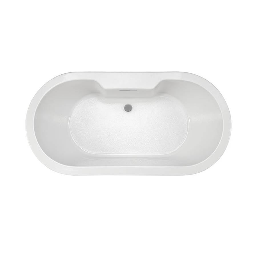 NEW YORKER 10 ACRYLIC CXL FREESTANDING FAUCET DECK AIR BATH - BISCUIT (71.75X35.5)