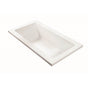 MTI Baths - ANDREA 26 DOLOMATTE UNDERMOUNT AIR BATH ELITE - WHITE (54X30) - Matte White