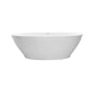MTI Baths - ALISSA SCULPTURESTONE FREESTANDING AIR BATH - GLOSS WHITE (64.75X33.5) - Gloss White