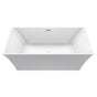 MTI Baths - WESTBROOK ACRYLIC CXL FREESTANDING SOAKER - WHITE (66X36) - White