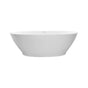 MTI Baths - ALISSA SCULPTURESTONE FREESTANDING SOAKER - GLOSS WHITE (66.25X35.75) - Gloss White