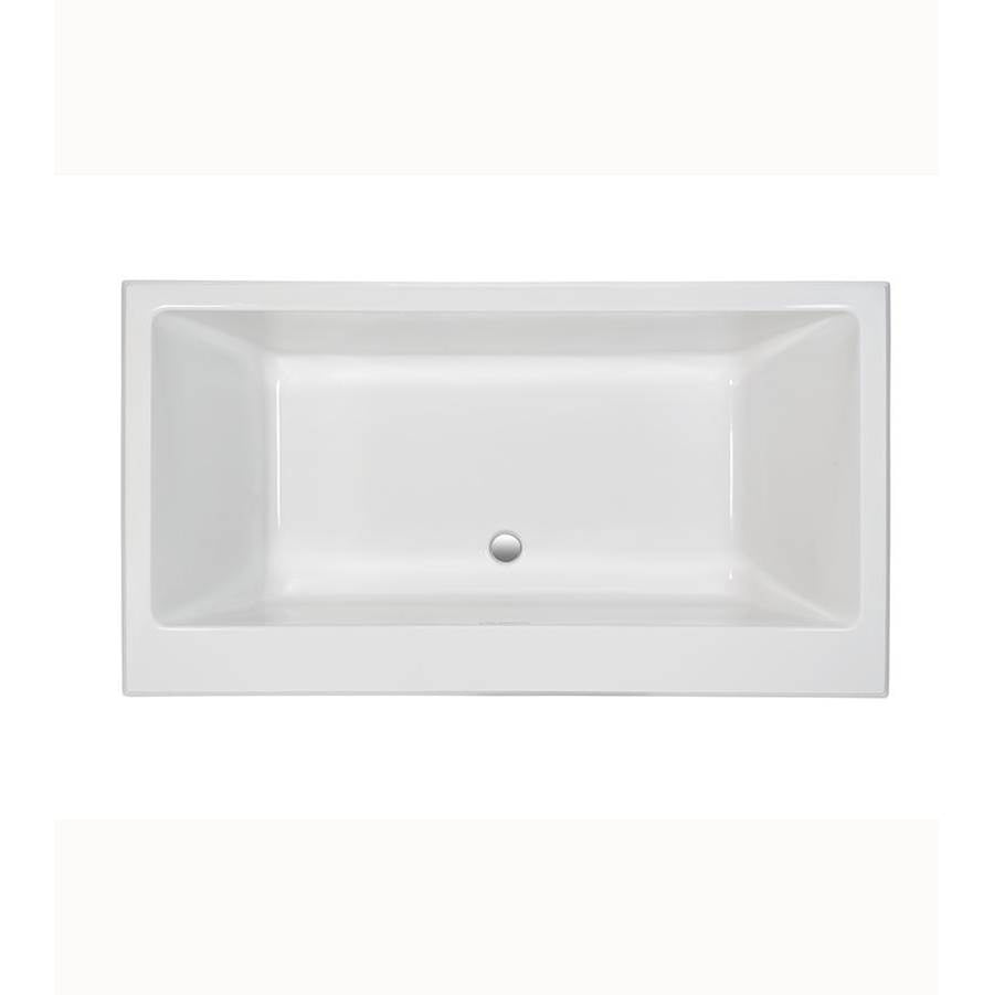 MADELYN 5 ACRYLIC CXL FREESTANDING FAUCET DECK AIR BATH ELITE - BISCUIT (65.75X36)