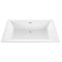 MTI Baths - ANDREA 28 ACRYLIC CXL DROP IN AIR BATH ELITE/MICROBUBBLES - WHITE (66X30) - White