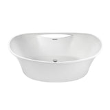 MTI Baths - LORETTA ACRYLIC CXL FREESTANDING FAUCET DECK AIR BATH - WHITE (66.5X36) - White