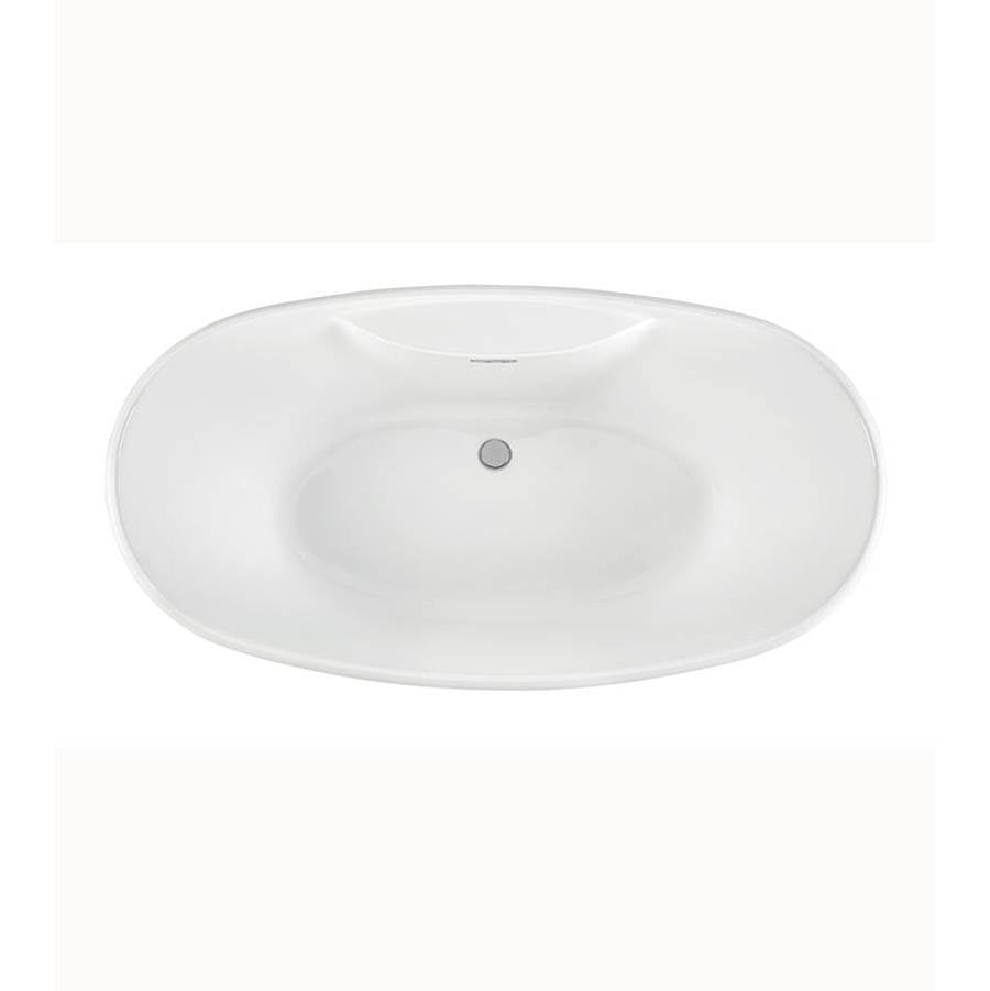 LORETTA ACRYLIC CXL FREESTANDING FAUCET DECK AIR BATH ELITE - BISCUIT (66.5X36)