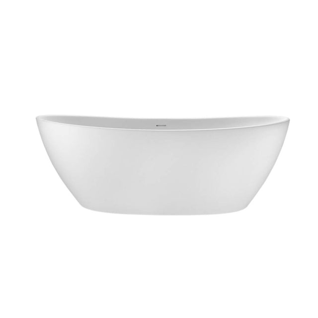 MTI Baths - ELISE SCULPTURESTONE FREESTANDING SOAKER - GLOSS WHITE (63X32) - Gloss White