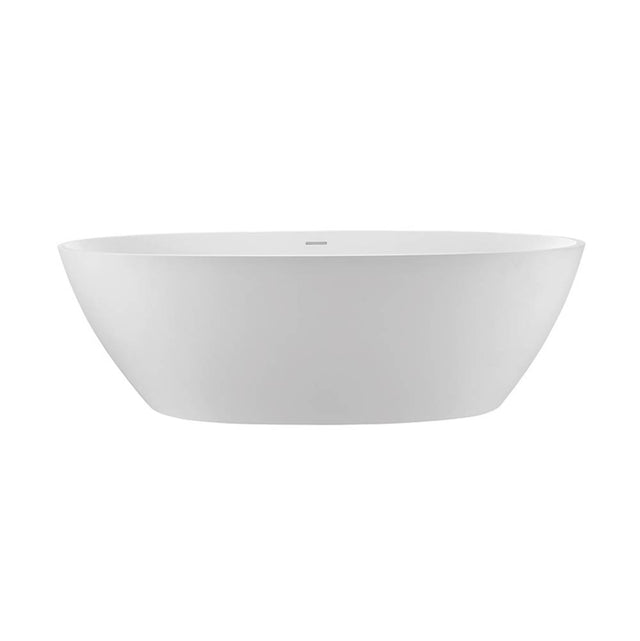 MTI Baths - ALISSA SCULPTURESTONE FREESTANDING/UNDERMOUNT W/BASE SOAKER - GLOSS WHITE (62X32) - Gloss White