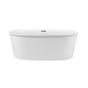 MTI Baths - ADEL ACRYLIC CXL FREESTANDING SOAKER - WHITE (57.25x31) - White