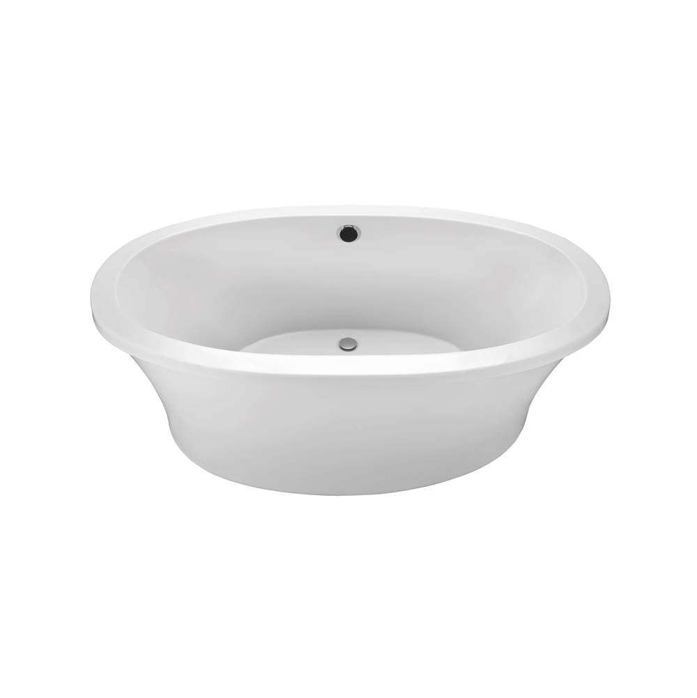 MTI Baths - LOUISE 2 DOLOMATTE FREESTANDING RH AIR BATH ELITE - WHITE (66x36.75) - Matte White