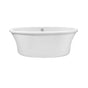 MTI Baths - LOUISE 2 ACRYLIC CXL FREESTANDING LH AIR BATH - WHITE (66x36.75) - White