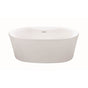 MTI Baths - ADEL 2 W/DECK DOLOMATTE FREESTANDINGAIR BATH - WHITE (57.25X31.5) - Matte White