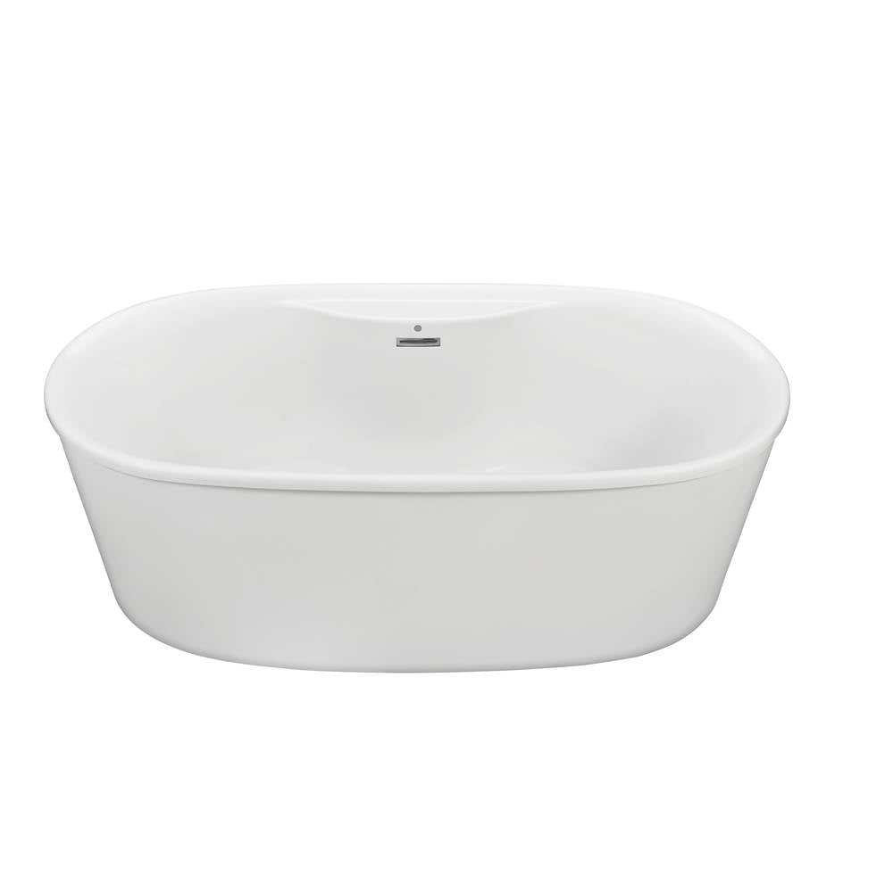 MTI Baths - ADEL 4 W/DECK DOLOMATTE FREESTANDING SOAKER - WHITE (66X31) - Matte White