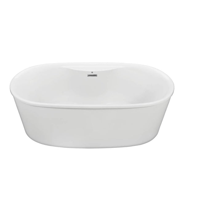 MTI Baths - ADEL 4 W/DECK DOLOMATTE FREESTANDING SOAKER - WHITE (66X31) - Matte White