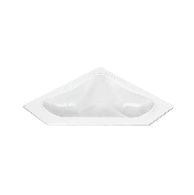 MTI Baths - CAYMAN 1 ACRYLIC CXL DROP IN CORNER SOAKER - WHITE (59.25x59.25) - White