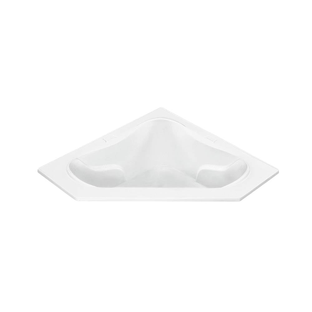 MTI Baths - CAYMAN 1 ACRYLIC CXL DROP IN CORNER AIR BATH - WHITE (59.25x59.25) - White