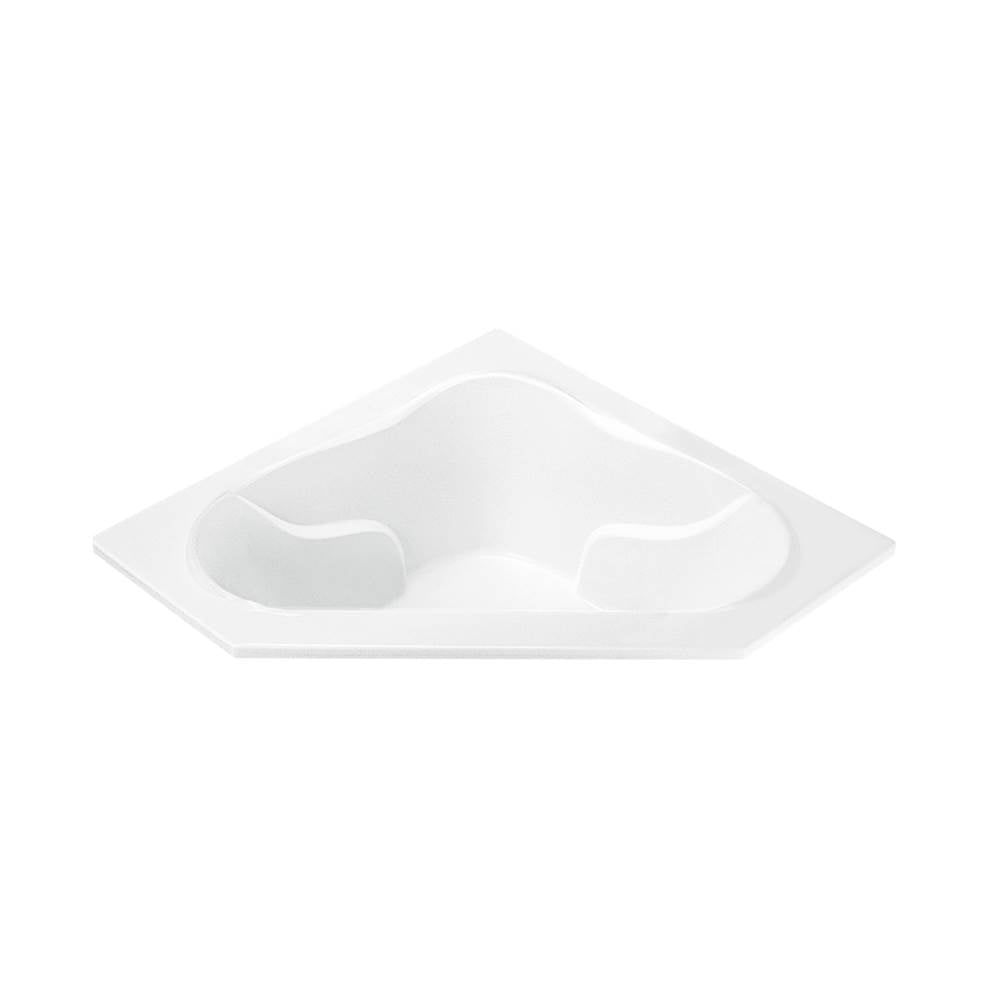MTI Baths - CAYMAN 2 ACRYLIC CXL DROP IN CORNER AIR BATH ELITE - WHITE (54X54) - White