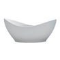 MTI Baths - JULIET SCULPTURESTONE FREESTANDING SOAKER - GLOSS WHITE (66x32.5) - Gloss White