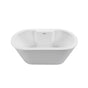 MTI Baths - NEW YORKER 12 DOLOMATTE FREESTANDING FAUCET DECK SOAKER - WHITE (66x36) - Matte White