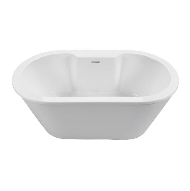 MTI Baths - NEW YORKER 12 ACRYLIC CXL FREESTANDING FAUCET DECK AIR BATH - WHITE (66x36) - White