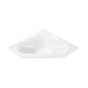 MTI Baths - CAYMAN 2 ACRYLIC CXL DROP IN CORNER SOAKER - WHITE (54X54) - White