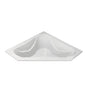 MTI Baths - CAYMAN 3 ACRYLIC CXL DROP IN CORNER AIR BATH ELITE/ULTRA WHIRLPOOL- WHITE (66X66) - White