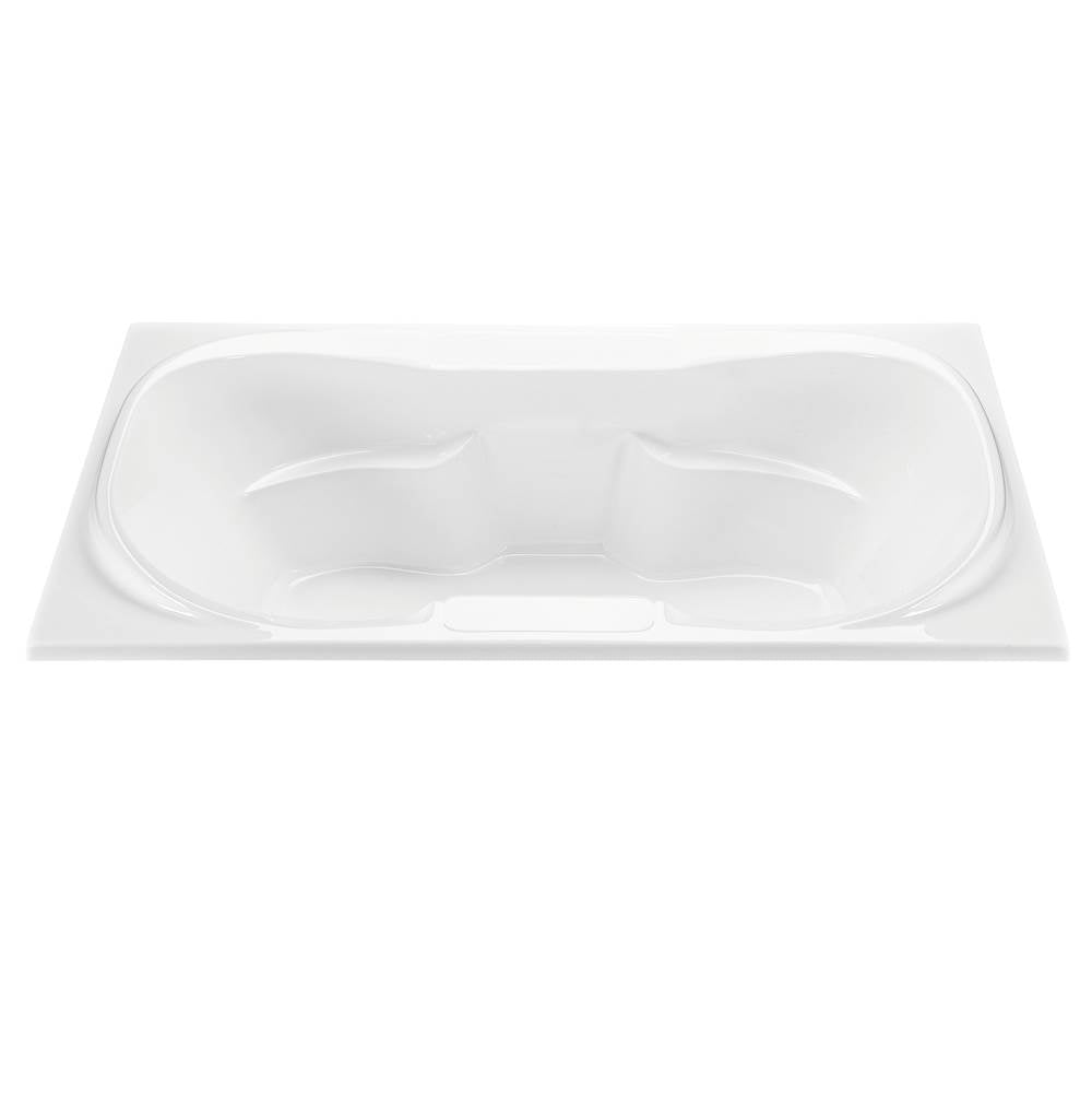 MTI Baths - TRANQUILITY 1 ACRYLIC CXL DROP IN AIR BATH ELITE - WHITE (72X42) - White