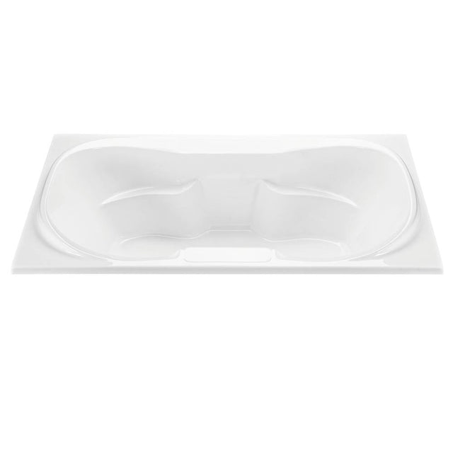 MTI Baths - TRANQUILITY 1 ACRYLIC CXL DROP IN AIR BATH ELITE - WHITE (72X42) - White