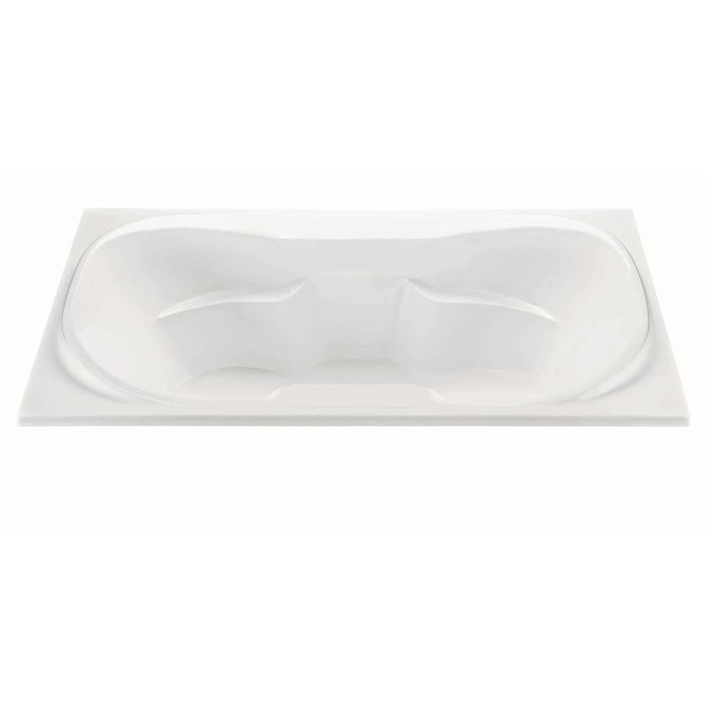 MTI Baths - TRANQUILITY 1 DOLOMATTE DROP IN AIR BATH/ULTRA WHIRLPOOL - WHITE (72X42) - Matte White