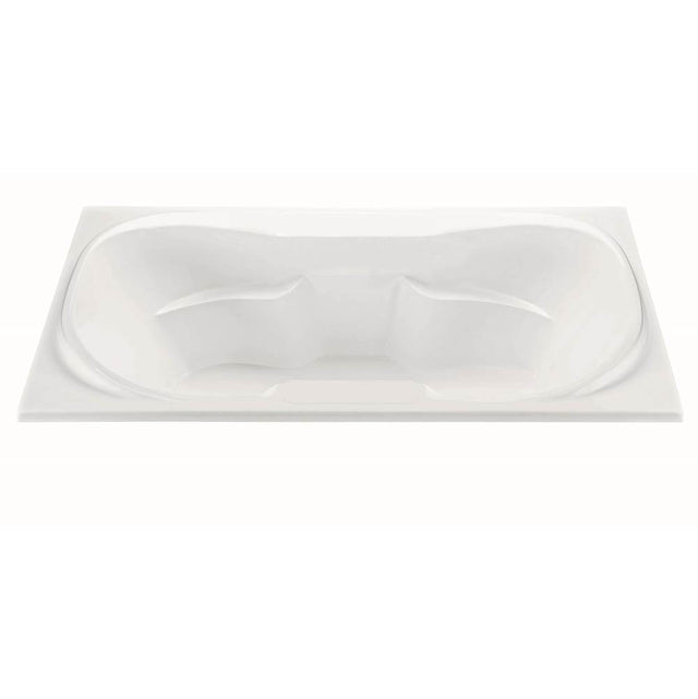 MTI Baths - TRANQUILITY 1 DOLOMATTE DROP IN AIR BATH/STREAM - WHITE (72X42) - Matte White