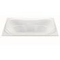 MTI Baths - TRANQUILITY 1 DOLOMATTE DROP IN AIR BATH/STREAM - WHITE (72X42) - Matte White