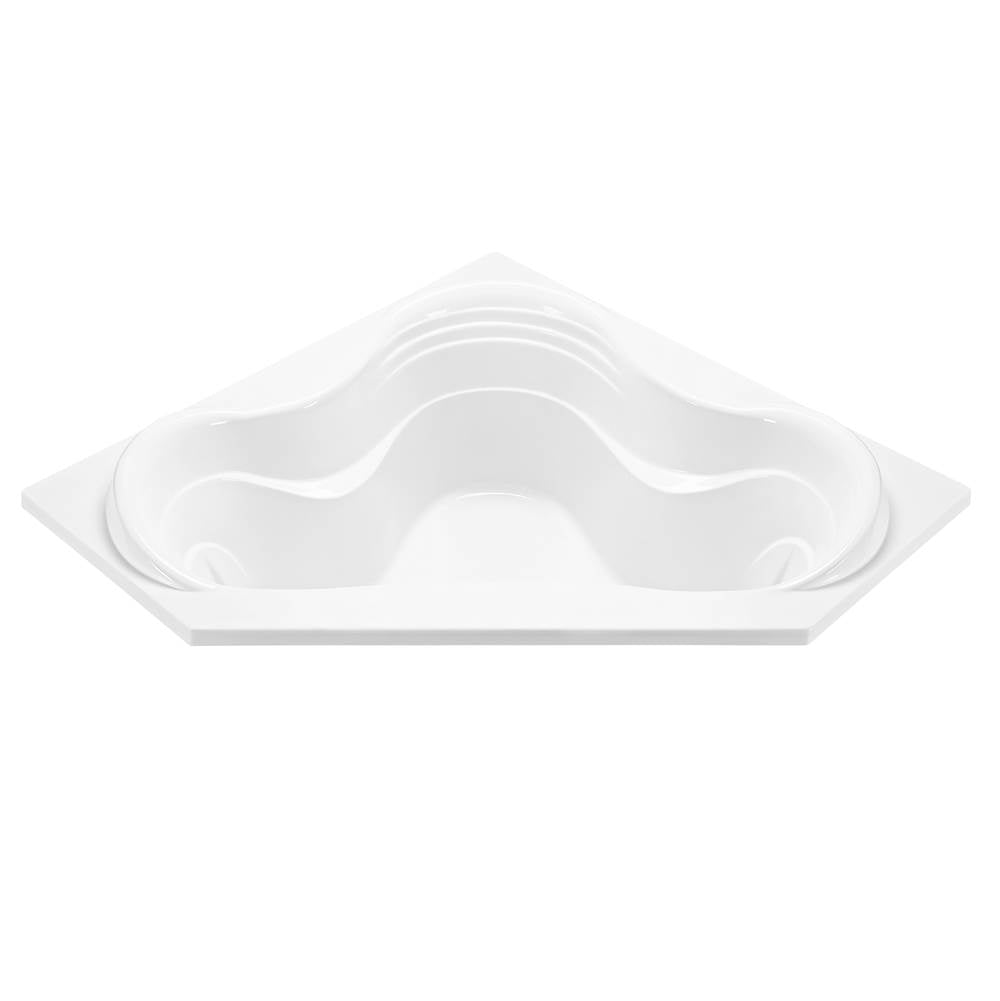 MTI Baths - CAYMAN 4 ACRYLIC CXL DROP IN CORNER WHIRLPOOL- WHITE (59.875X59.875) - White