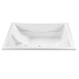 MTI Baths - BANERA DEL SOL ACRYLIC CXL AIR BATH/MICROBUBBLES - WHITE (83.5X54) - White