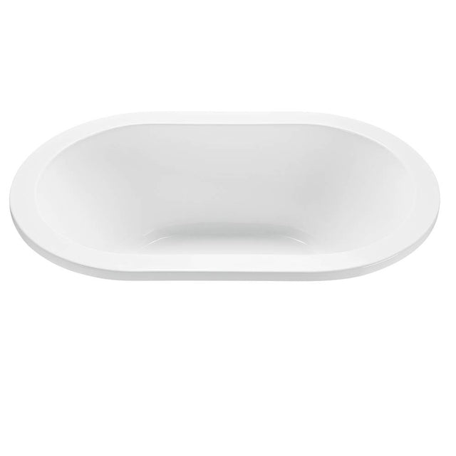 MTI Baths - NEW YORKER 2 ACRYLIC CXL DROP IN AIR BATH ELITE/STREAM - WHITE (65.5X41.5) - White